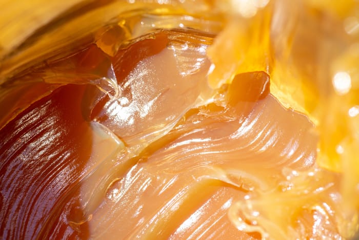 Textura de una grasa industrial