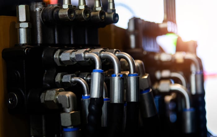 Maquinaria de industria que utiliza fluidos hidráulicos